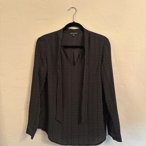 Adrianna Papell Black and White Polka Dot Women's Top